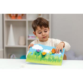 Selbstklebende Kreise, transparent