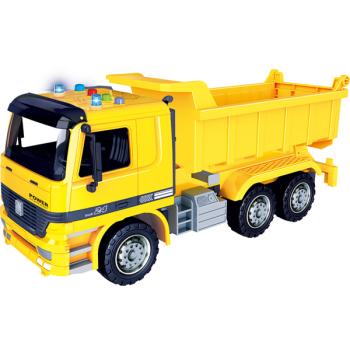 Kipper mit Warnsignalen