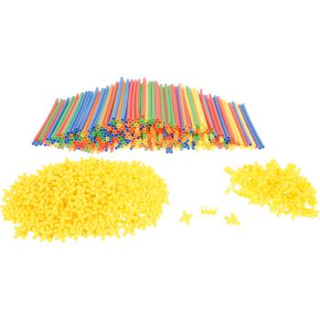 Grosse Konstruktionsstrohhalme - 800 Teile