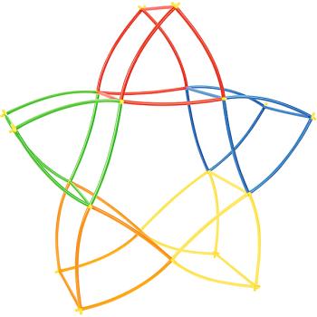 Grosse Konstruktionsstrohhalme - 800 Teile