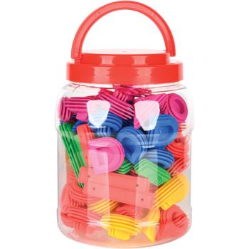 Gummi-Bausteinset Figuren