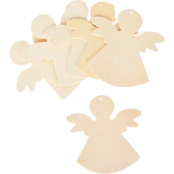 Holz-Engel, 6er-Set