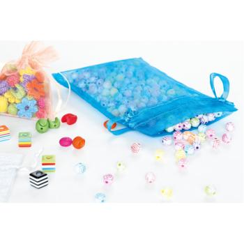 Bunte Organza-Säckchen, 30 Stck.
