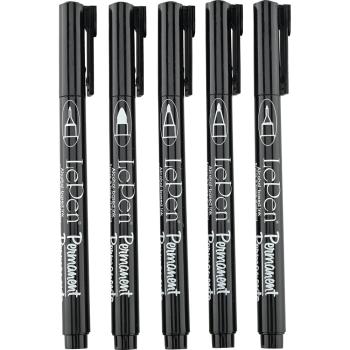 Marker, diverse Strichstärken, 5 Stck.