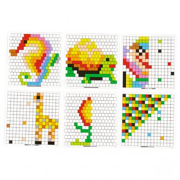 Vorlagen für Quadrat-Mosaik-Steckspiel