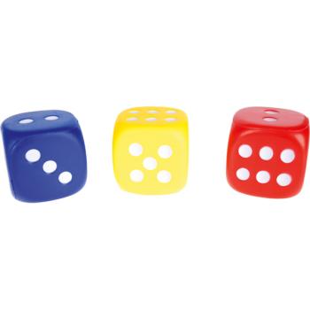 Augenwürfel aus Schaumstoff, 3er Set