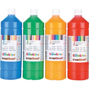 Temperafarben-Set, Sommer, 4x1000 ml