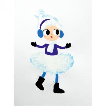 Temperafarben-Set, Winter, 4x1000 ml