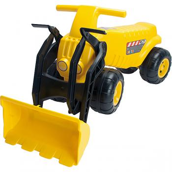 Gelber Bagger