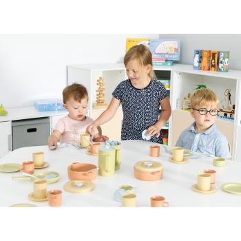 Kaffee- und Essgeschirr BIO, 79 Teile