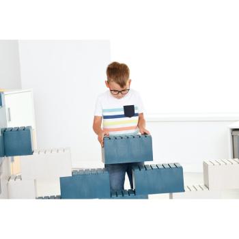 Bausteine XXL, grau-blau