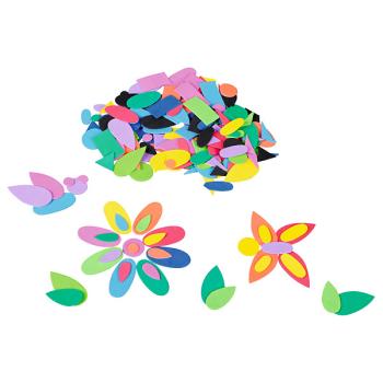 Moosgummi-Stanzteile, 1000 Stck., selbstklebend