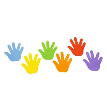 Moosgummi-Stanzteile - Hände