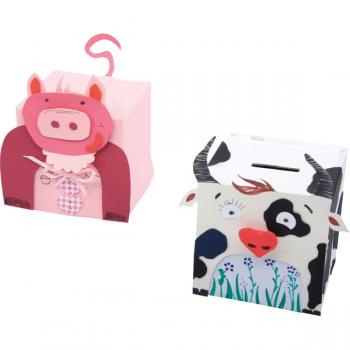 Spardosen aus Karton, 12 Stck.