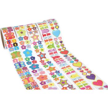 Sticker auf Rollen, 5-er Set