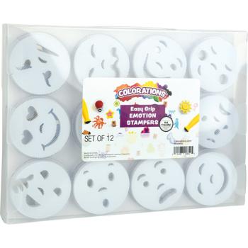 Emoji-Stempel, 12 Stck.