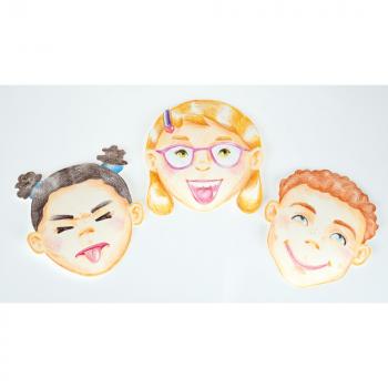 Schablonen Set - Emotionen, 6-tlg.