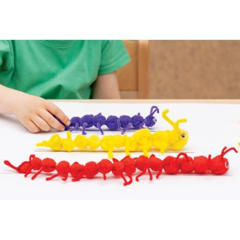 Mini-Pompons, 100 Stck., rot