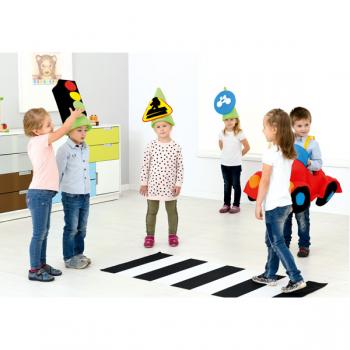 Bodenspielmatte - Zebrastreifen