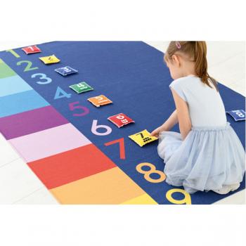 Bodenspielmatte - Farben und Zahlen
