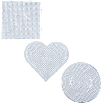 Steckplattenset für Bügelperlen NABBI® MINI, 3 grosse Platten