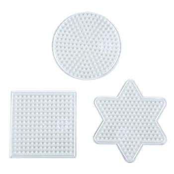 Steckplattenset für Bügelperlen NABBI® MINI, 3er-Set mit Stern