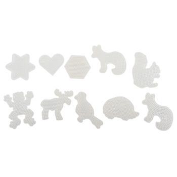 Bio-Bügelperlen NABBI® MIDI 20.000 Stck., Grundfarben, mit Steckplatten