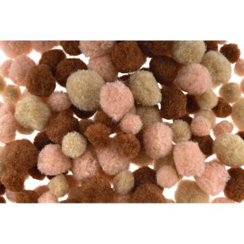 Pompons, 150 Stck., Tönung (654127)