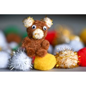 Pompons, 200 Stck.