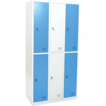 Türen für Metallspind-Korpus, 2 Stck. - blau