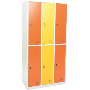 Türen für Metallspind-Korpus, 2 Stck. - orange