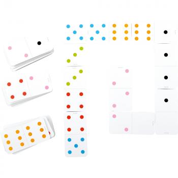 Doppelseitiges Dominospiel - Farben