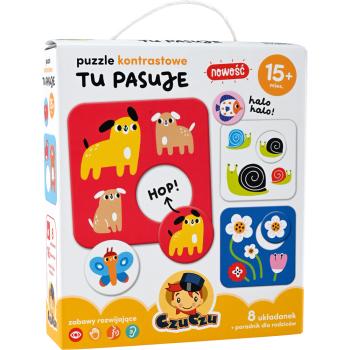 Kontrast-Puzzle Was passt dazu