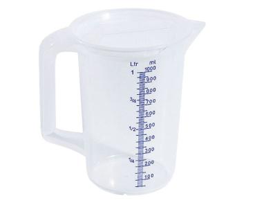 Messbecher 1 l, mit Skala