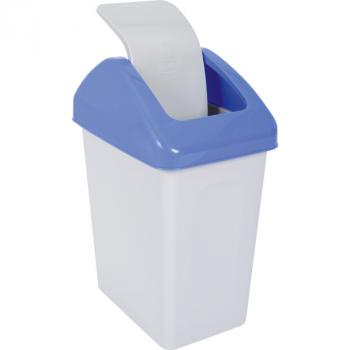 Abfallbehälter C mit Schwingdeckel, 25 l - blau