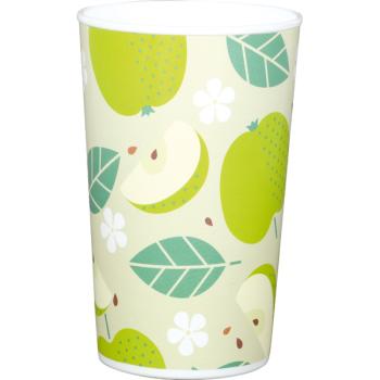 Becher, 250 ml, aus Kunststoff, Äpfel