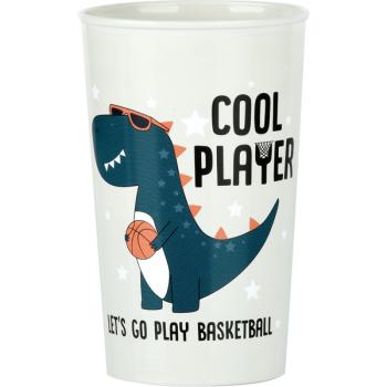 Becher, 250 ml, aus Kunststoff, Dino