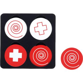 Paar-Suchspiel und Einlegepuzzle Grafiken - Rot-Weiss