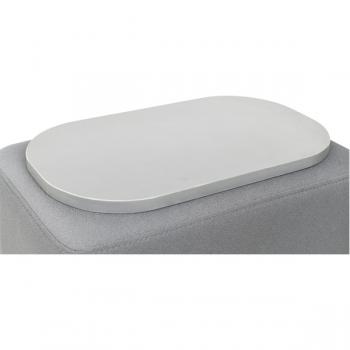 Modul Blocks maxi, Lehne B 50, H 74, mit Tischplatte, graphit