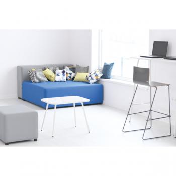 Modul Blocks maxi - Tisch mit 4 Beinen H 50, weiss