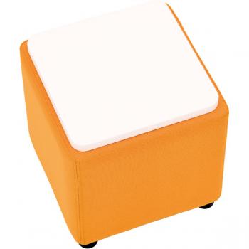 Modul Blocks mini - Eckhocker mit Tischplatte, senf
