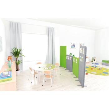 Akustik-Trennwand, H 100 cm