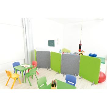 Akustik-Trennwand, H 100 cm