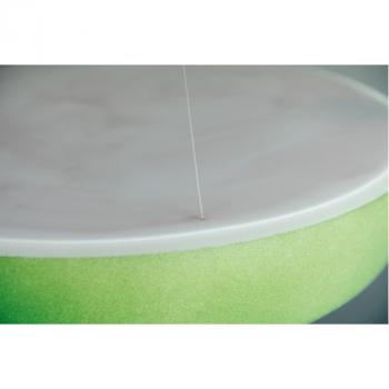 Akustik-Deckenpaneel, Kreis, Stärke 10,5 cm, moosgrün