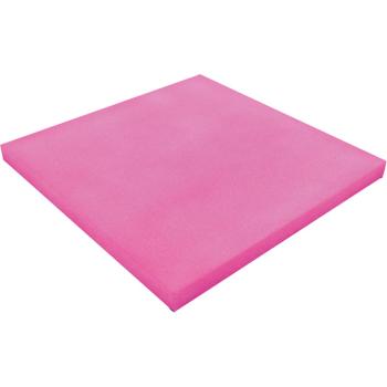 Akustik-Wandpaneel, Quadrat, Stärke 4 cm, pink