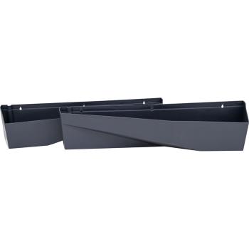 Grüne Wand - modulare Pflanztöpfe, länglich - anthrazit