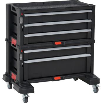 Mobiler Werkzeugschrank mit 5 Schubladen