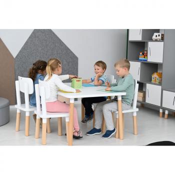 TAB Stuhl 3, SH 35 cm, weiss
