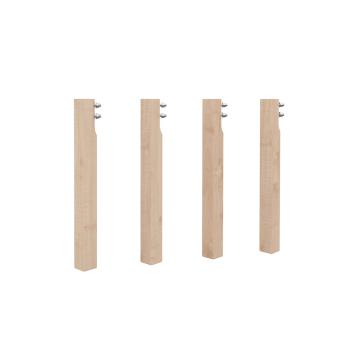 NEA Eckige Tischbeine, TH 53 cm, 4er Set