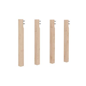 NEA Eckige Tischbeine, TH 59 cm, 4er Set